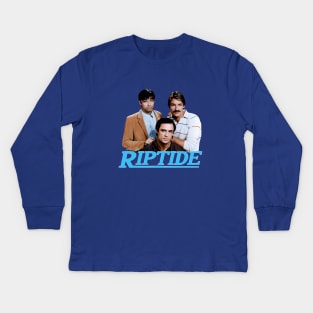 Riptide - Group - 80s Tv Show Kids Long Sleeve T-Shirt